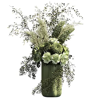 Bouquet of flowers set 013