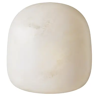 Полуовальная настольная алебастровая лампа Zara Home