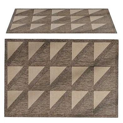 Minimalist Brown Rug