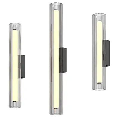 Minimalist Clear Glass Wall Light
