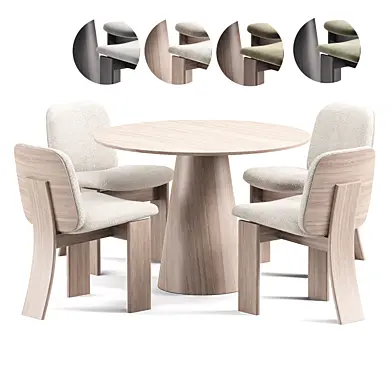 Saki Dining Chair And Lori Table
