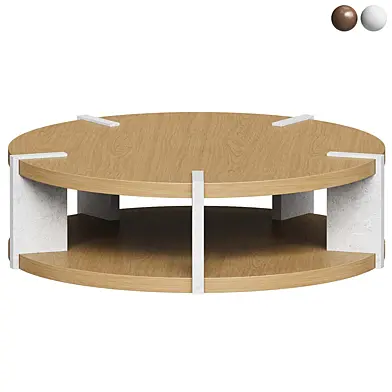 Light Ash Round Coffee Table