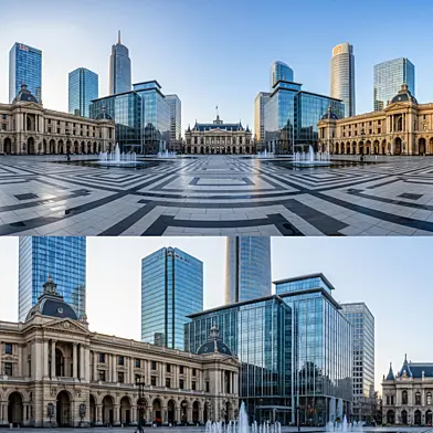 Classic Modern Panorama Balance