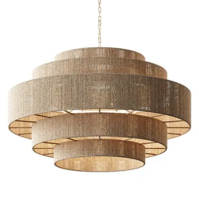 Wicker Chandelier