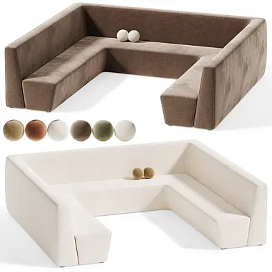 Restaurant corner sofa N.10