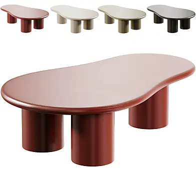 Rollins Glossy Red Coffee Table by Divan.ru