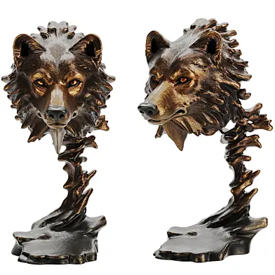 Wolf Sculpture