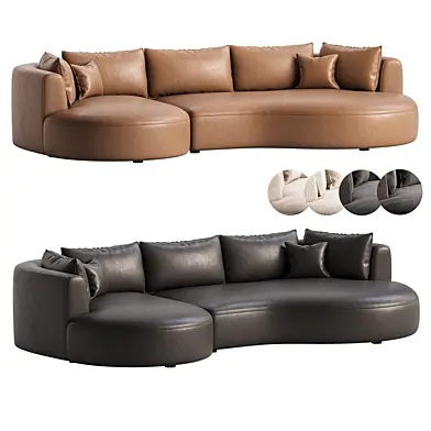 Modern Curved Cloud Sofa