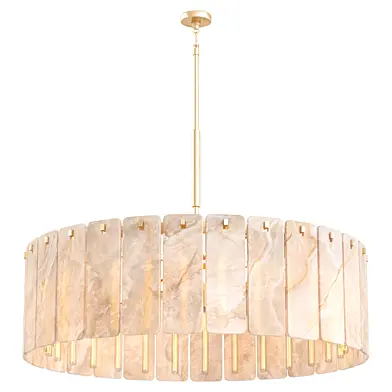 Calamette Onyx Round Chandelier-Medium