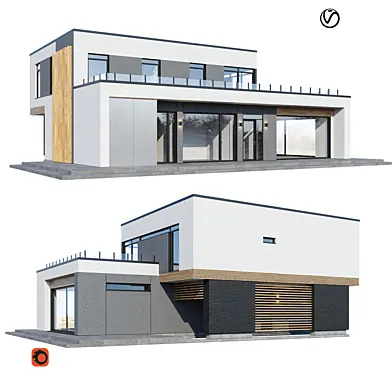 Modern house V139