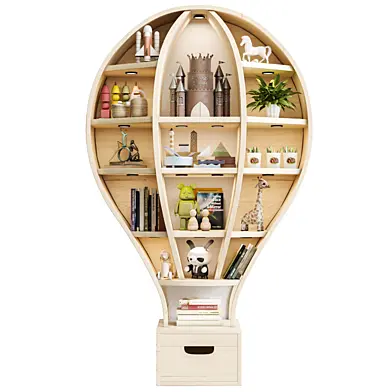 Полка с игрушками, книгами и декором для детской комнаты