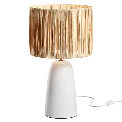 Neven Raffia Table Lamp La Redoute