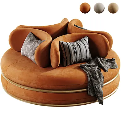 Verner Panton Easy Velvet Sofa