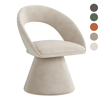 Winter swivel dining chair