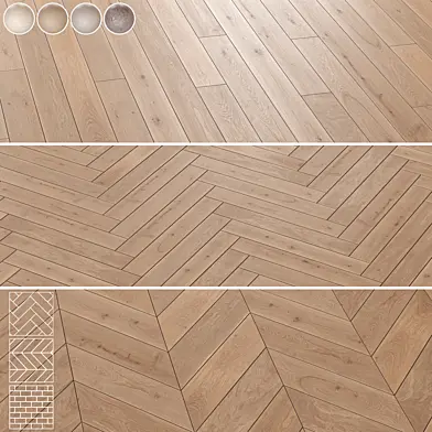 Boen Parquet Wood Floor Collection | 5 Pro Layouts | 2x Herringbone, Chevron, 2x Linear | 4K Textures | Set 23