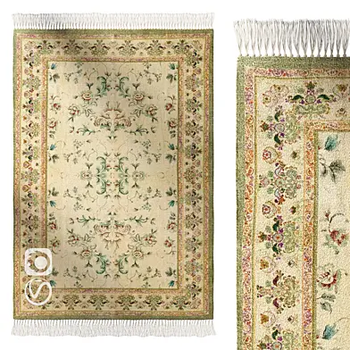 Lola Floral Digital Printed Chenille Rug