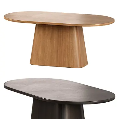 Gigi Oval Wooden Dining Table