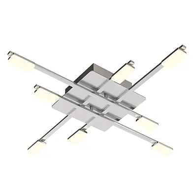 Lindby Mally LED ceiling light in chrome
