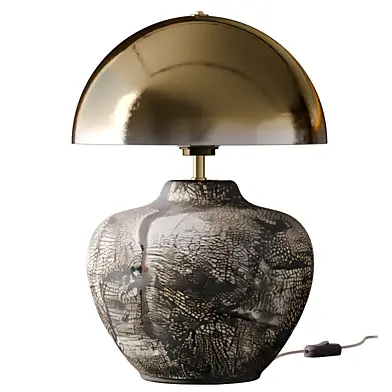 Lawson table lamp - black clay 03