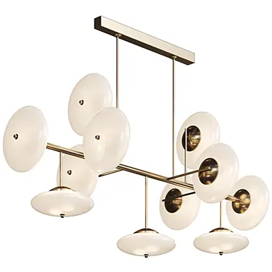 Long Chandelier in by Studio Glustin
