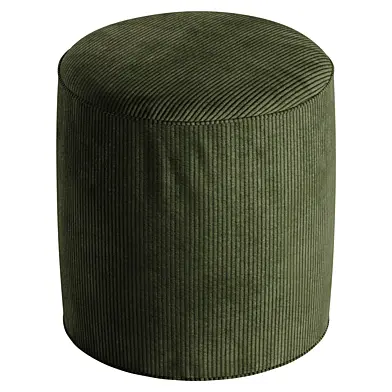 Mid-century pouf с разной тканью