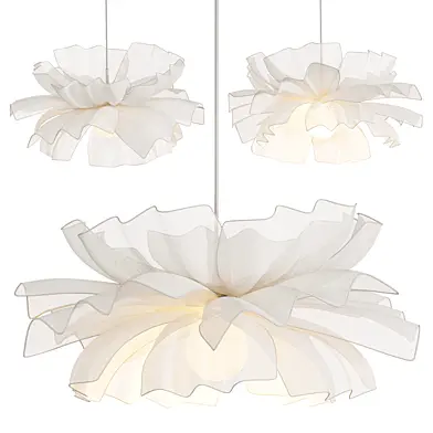 Fabric Shade Pendant Light