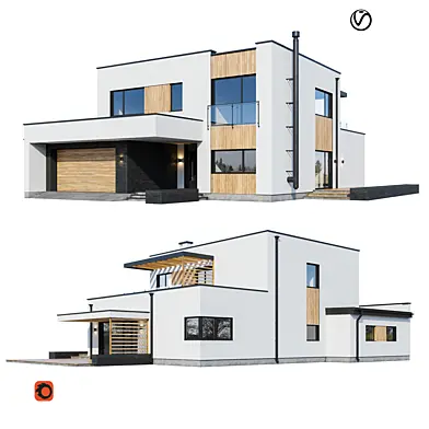 Modern house V144