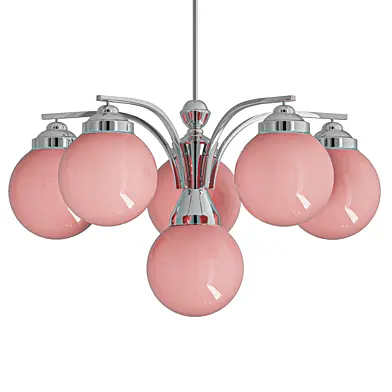 Retro Salamanca Round Glass Chandelier Lights