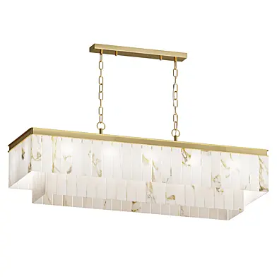 Natural Marble Dining Chandelier