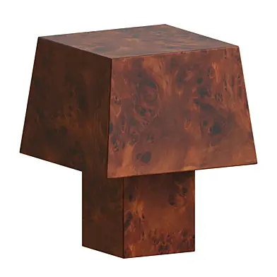 Burl Table Lamp