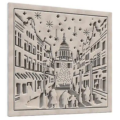 Christmas Relief Panel