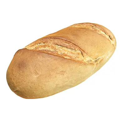 Loaf of white bread