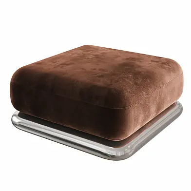 Lido Steel Modular Seating by Studio Paolo Ferrari ottoman