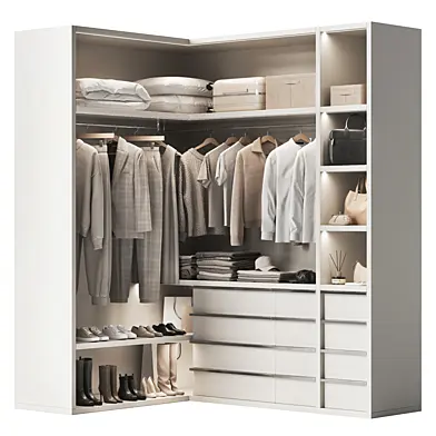 Two-wall corner basic wardrobe 2