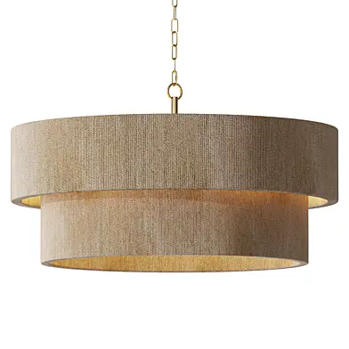 Kalini Double Drum Convertible Chandelier