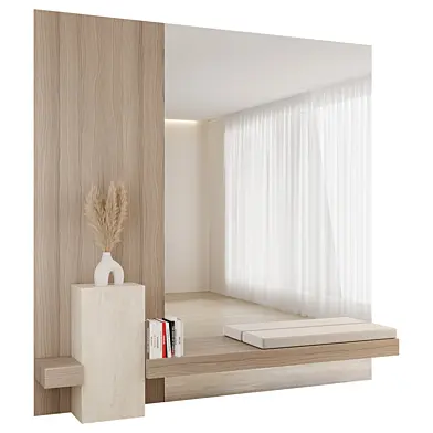 Hallway Zone Minimalist with decors