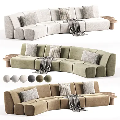 Ernest Modular Sofa  Shedir 01 Avorio