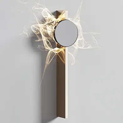 Lyfairs Ripple Rotating Ambient Wall Sconce эффектом каустики