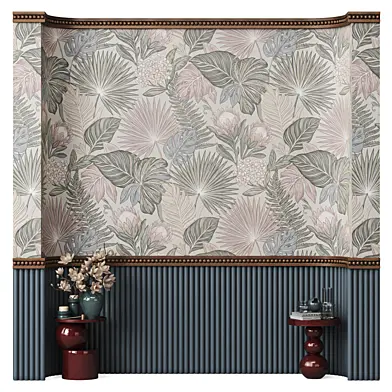 Vintage Botanical Wall Panel