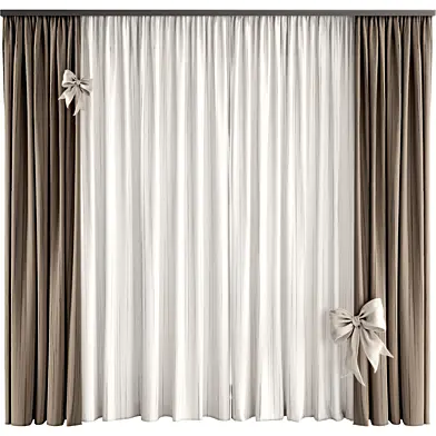 MI Silk and Cotton Curtain Set 106