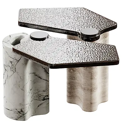 DAVINA OVERLAP SIDE TABLE