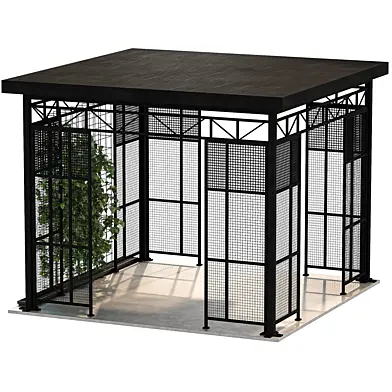 Outdoor Gazebo  Metal Pavilion Structure