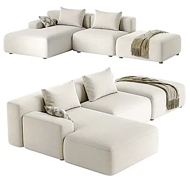 Marino Suedette Sectional Sofa