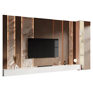 TV Wall set Shelf Wall Panel Decor