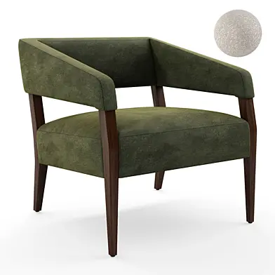 Angled Arm Club Chair