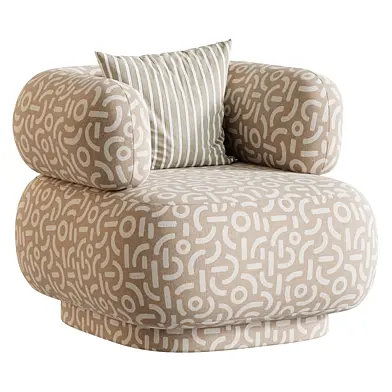 Carlos Cream Turrel Chair