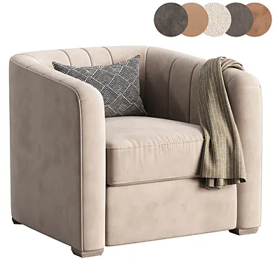 Bronx Channel Back Sofa Chair