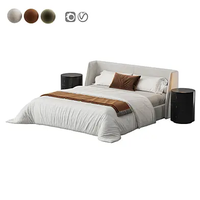 Modest Bed by Luzaro