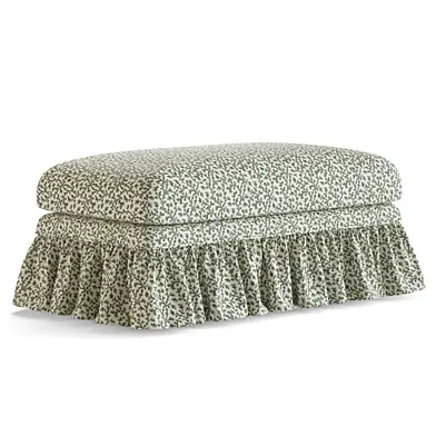 Bowen Irena Ruffle Ottoman Anthropologie