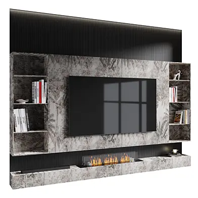 TV Wall set Shelf Wall Panel Decor